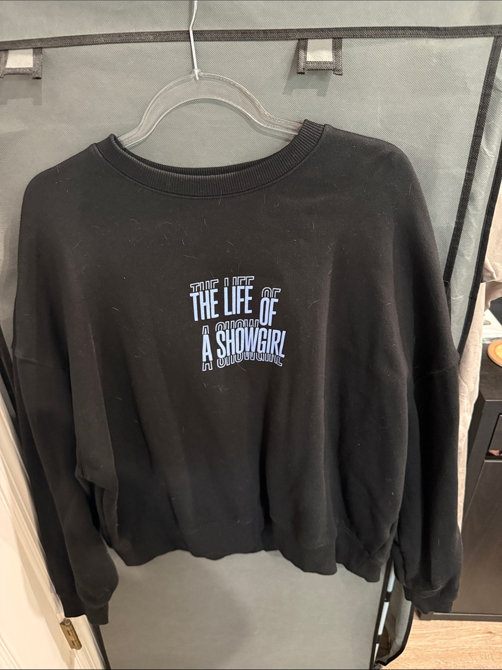 Taylor Swift The Life Of A showgirl Film strip Black Sweatshirt